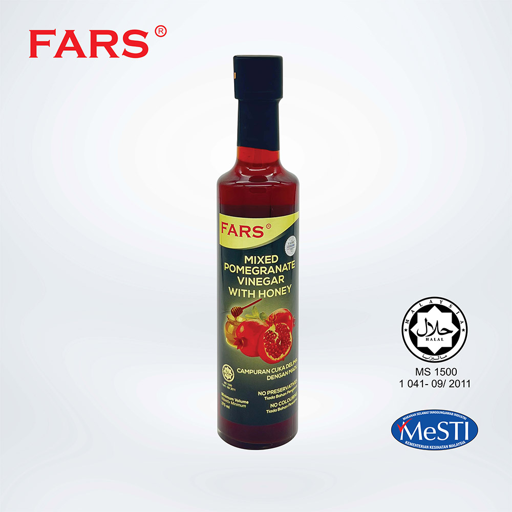 Fars Mixed Pomegranate Vinegar with Honey 375ml