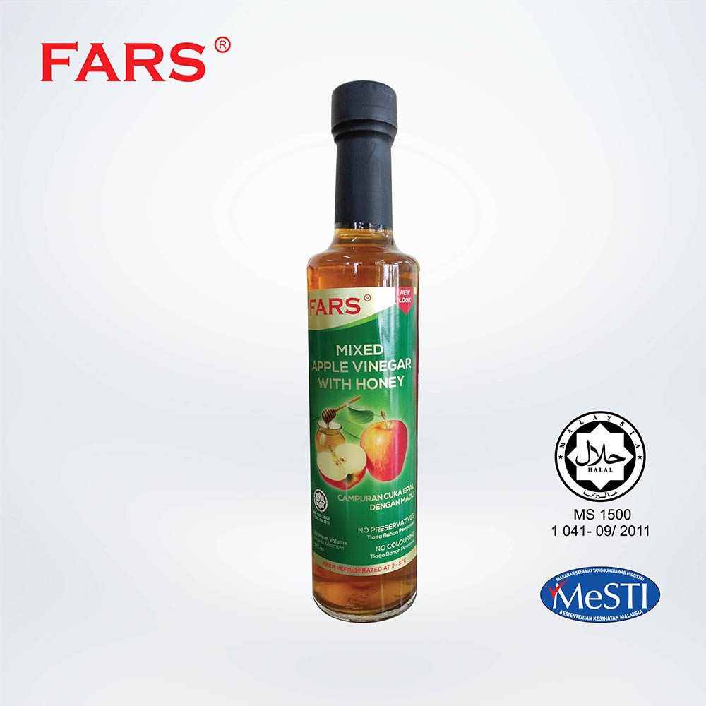 Fars Mixed Apple Vinegar with Honey 375ml